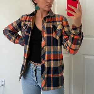 Women’s Thickened Plaid Shirt Jacket